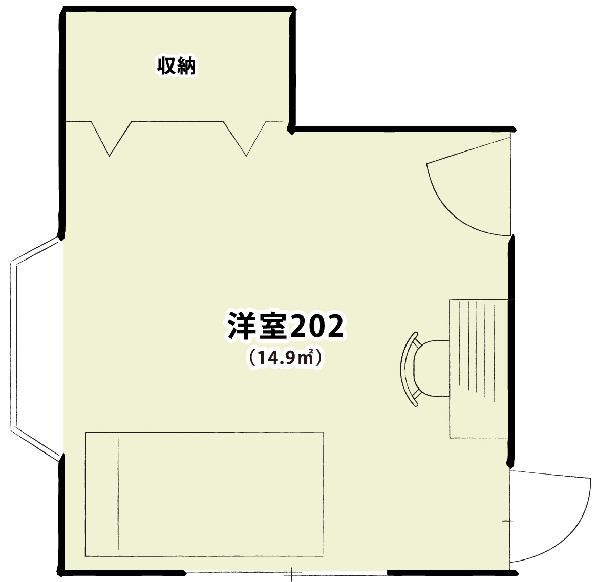 洋室202